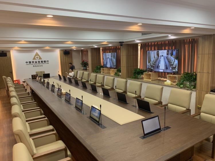 無紙化會議系統全套解決方案智能辦公家具設備會議室桌椅硬件軟件